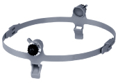 Honeywell Gray/Black Plastic Fibre-Metal® Speedy-Loop™ Adapter Headband Kit For Fibre-Metal® Welding Helmets against white.