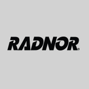 RADNOR logo on a gray background