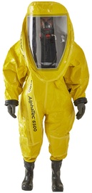 Ansell Small Yellow AlphaTec® 6500 Model 819 Twin-Layer Fabric Suit