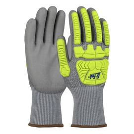 Protective Industrial Products X-Small G-Tek® 10 Gauge High Performance Polyethylene Cut Resistant Gloves With Polyurethane Coated Palm And Fingers