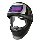 A 3M Welding Helmet on white background