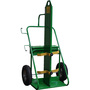 Saf-T-Cart 2 Cylinder Cart With Semi-Pneumatic Wheels And Continuous Handle