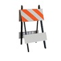 Cortina Safety Products 24"  X  12' Orange And White HIP Sheeting And Polyethelene PLASTX  Type I Barricade