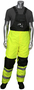 Protective Industrial Products Small Hi-Viz Yellow Polyester And Ripstop Bib Overalls