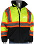 Protective Industrial Products X-Large Hi-Viz Yellow Polyester Rain Jacket