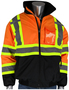 Protective Industrial Products Medium Hi-Viz Orange Polyester Rain Jacket
