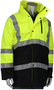 Protective Industrial Products 2X Hi-Viz Yellow Polyester Rain Coat