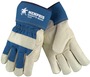 Memphis Glove Large Blue And Tan Snort-N-Boar Pigskin Wool Lined Cold Weather Gloves