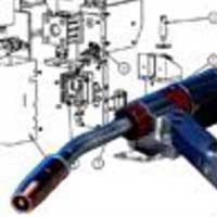 Tweco Gas Diffuser Assembly schematics and a Mig Gun