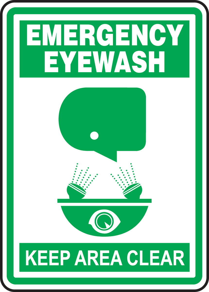 Eye Wash Station Sign