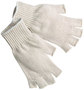 Memphis Glove Natural Small 7 Gauge Cotton And Polyester String Knit Fingerless Work Gloves With Knit Wrist