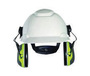 3M™ Peltor™ Black And Chartreuse Cap Mount Earmuffs