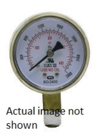 RADNOR™ 2" X 100 PSI Brass Replacement Regulator Gauge