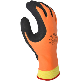 SHOWA™ Size 7 | Medium Orange, Black SHOWA® Natural Rubber Acrylic Lined Cold Weather Gloves