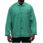 Stanco Safety Products™ X-Large Green Cotton Flame Resistant Jacket With Snap Closure