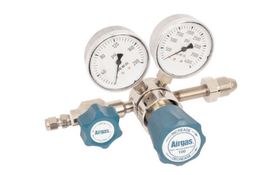 Airgas® Model N245D590 Brass High Purity Two Stage Pressure Regulator With 1/4" FNPT Connection And Non-Lubricated Check Valve