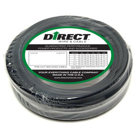 RADNOR™ #2 Black Welding Cable 50' Shrink Wrap