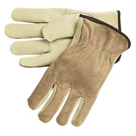 Memphis Glove Medium Natural Competitive Value Cowhide Unlined Drivers Gloves