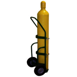 Saf-T-Cart Cylinder Cart With Rubber/Semi-Pneumatic Wheels