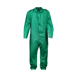 Tillman® X-Large Green Westex® FR-7A®/Cotton Long Sleeve Flame Resistant Coveralls With Snap Closure