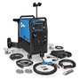 Miller® Millermatic® 255 Single Phase MIG Welder With 208 - 575 Input Voltage, EZ-Latch™ Dual Cylinder Running Gear And Accessory Package