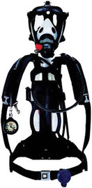 Honeywell 4500 psig Cougar™ Industrial Self-Contained Breathing Apparatus With Medium Facepiece (Without Locking Collar) (Bell Alarm)