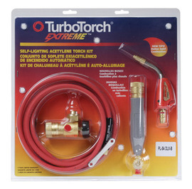 Victor® TurboTorch® Pro-Line™ PL-5ADLX-B Acetylene Air/Fuel B Torch Kit, CGA-520 (Includes Gauge Guard, Instruction Manual, Cylinder Wrench, Regulator, Rear Valve Handle, Hose And Tip)