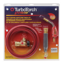 Victor® TurboTorch® Pro-Line™ PL-12ADLX-B Acetylene Air/Fuel B Torch Kit, CGA-520 (Includes Gauge Guard, Instruction Manual, Cylinder Wrench, Regulator, Rear Valve Handle, Hose And PL-8A Tip)