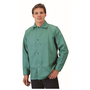 RADNOR® 2X Green Cotton/Westex® FR-7A® Flame Resistant Jacket With Snap Front Closure