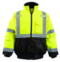 RADNOR® X-Large Hi-Viz Yellow And Black Polyester/Oxford 2-in-1 Jacket